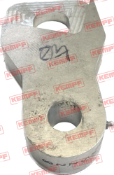 115228 Kempf Pendellager, Rückwandteil, Rückwand 20°, links